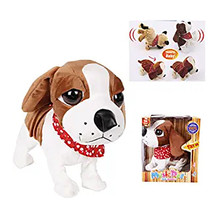 Electronic Dog Kids Interactive Boy Toy Plush Walking Puppy Animals - £30.22 GBP