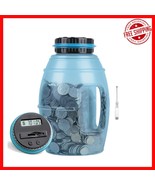 Sturdy Digital Piggy Bank with LCD Counter - Fun Savings Jar for All Ages - $722.45 MXN