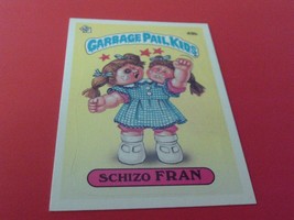 Vintage 1985 Topps Schizo Fran Garbage Pail Kids #49b Sticker Serie 2 Mint+ - £79.23 GBP