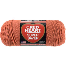 Red Heart Super Saver Yarn-Coral - £15.14 GBP
