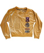 Medium Harry Potter Wizarding World Yellow Sweatshirt Crest Hogwarts Hou... - $21.49