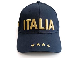 Dark blue hat with visor Italy - $56.00