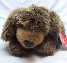 Rare Vintage Gund Furry Brown Freeway Dog 17&quot; Plush Stuffed Animal Toy #1356 - £50.60 GBP