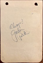 GORDON POLK Autographed SIGNED VINTAGE 1950s ALBUM PAGE RARE Inherit The... - $1,313.78 MXN