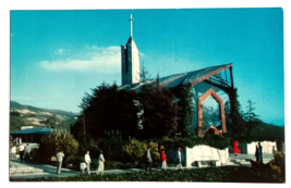 Wayfarers Chapel Portuguese Bend Church California CA Golden West Postcard 1958 - £3.12 GBP