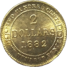 Newfoundland $2 Medal of Queen Victoria – 1882 Heritage fantasy medal - $18.21 CAD
