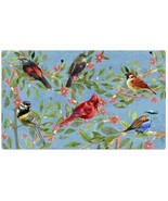 Rubber Welcome Birds Door Mat, Decorative Indoor Outdoor Doormat Non Sli... - $22.43