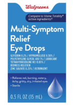 Walgreens Multi-Symptom Relief Eye Drops - 0.5 oz Exp 05/2025 - £7.91 GBP