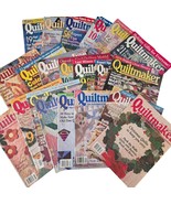 Lot of 21 Vintage Quiltmaker Quilting Magazines (Quilt Magazine) - $30.08 CAD