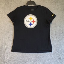 Nike Dri Fit NFL Licensed Pittsburgh Steelers Short Sleeve T-Shirt Women... - £8.56 GBP