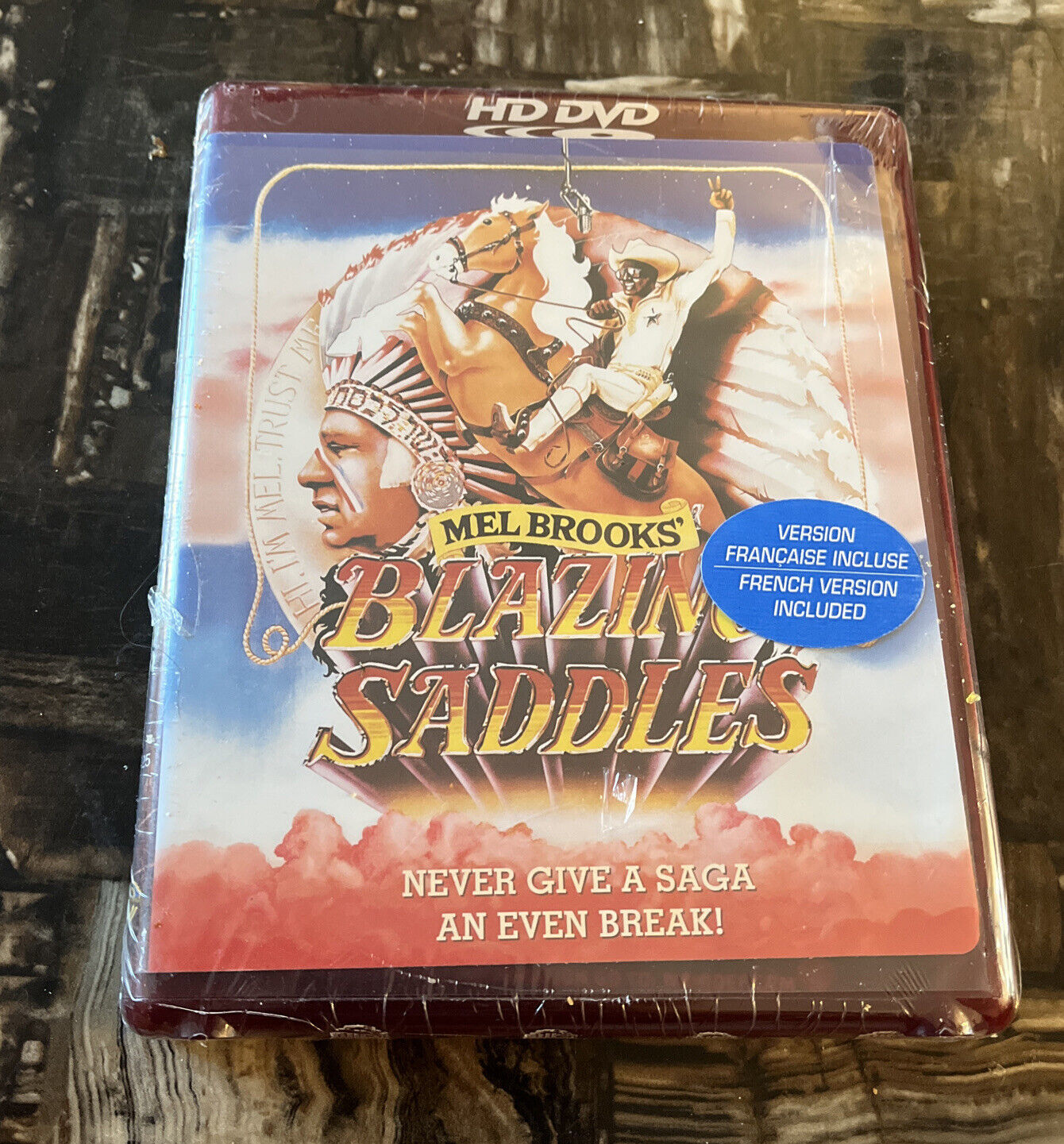 BLAZING SADDLES HD-DVD MEL BROOKS BRAND NEW SEALED RARE OOP FOR TOSHIBA ... - $20.04