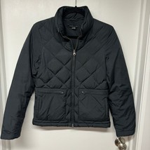 Theory Womens Black Meade Quilted Down Puffer Jacket Coat Size Small Petite - £35.03 GBP
