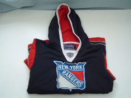 NY New York Rangers Old Time Hockey Youth Hooded Shirt Jersey style  size small  - £35.78 GBP