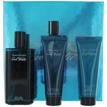 Cool Water by Davidoff, 3 Piece Gift Set for Men - £55.14 GBP