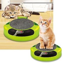 Mouse Catch Cat Toy Groomer Scratch Pad Pet Fun Kitten Interactive Playt... - $12.86