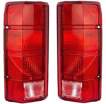 Rareelectrical New Pair Of Tail Lights Compatible With Ford Bronco 1980-1986 ... - £76.68 GBP