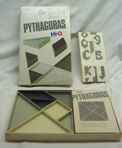 Vintage 1977 Gabriel Hi-Q Puzzle Pythagoras Game 179 Brain Teasers In One! - $18.32