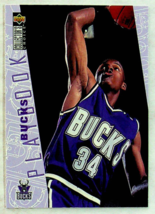 1996-97 UD Collector&#39;s Choice Ray Allen #381 Playbook Rookie Basketball Card - £2.42 GBP