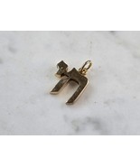 Vintage Estate 14K Yellow Gold Jewish Judaica Hebrew Chai Pendant, 2.1g ... - $6,997.12 MXN Vintage Estate 14K Yellow Gold Jewish Judaica Hebrew Chai Pendant, 2.1g ... - $6,997.12 MXN