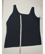 NWT $28 Women&#39;s Talbots Sleeveless Tank Top Size X Black Cotton/Spandex  - $20.28 CAD