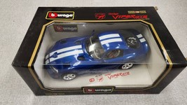 Burago 3030 1:18 Dodge Viper GTS Coupe Diecast Model Car Boxed - £27.37 GBP
