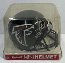 Riddell ATLANTA FALCONS NFL Football Mini Helmet SIGNED by Ben Hartsock #89 - £98.35 GBP