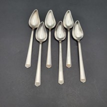 Anniversary  1923 Set of 6 Demitasse Fruit Spoons 1847 Rogers Bros Silverplate - $34.32