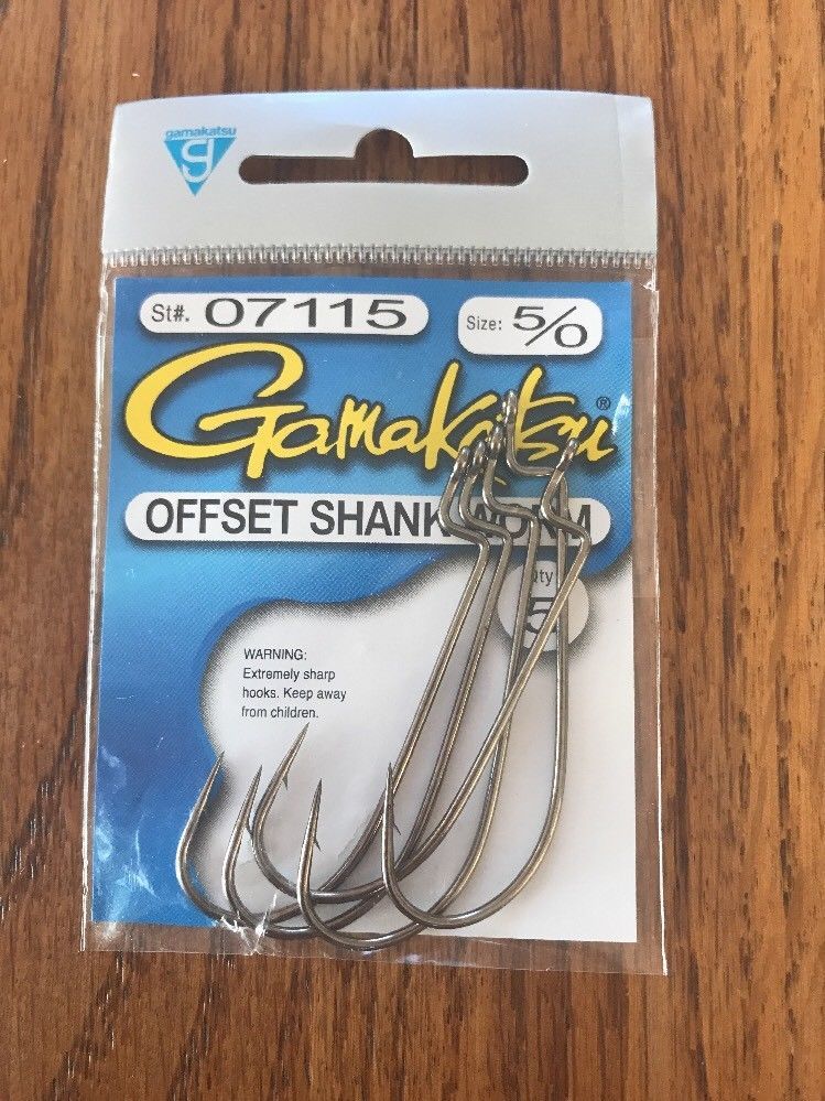 Primary image for GAMAKATSU 07115 Offset Shank Worm QTY 5 Ships N 24h