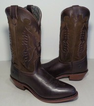 Dingo Size 10 M  SILVERLAKE Brown Leather Cowboy Western Boots New Men&#39;s... - $494.01