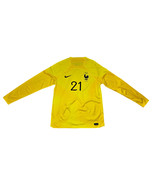 Nike Dri-FIT 2022-2023 FFF France LS Goalkeeper Shirt (Yellow) #21 Mens ... - $719.82 MXN