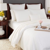 SFERRA LARINO 3410~ 2PC STANDARD SHAM SET IVORY OXFORD BNIP - $138.59