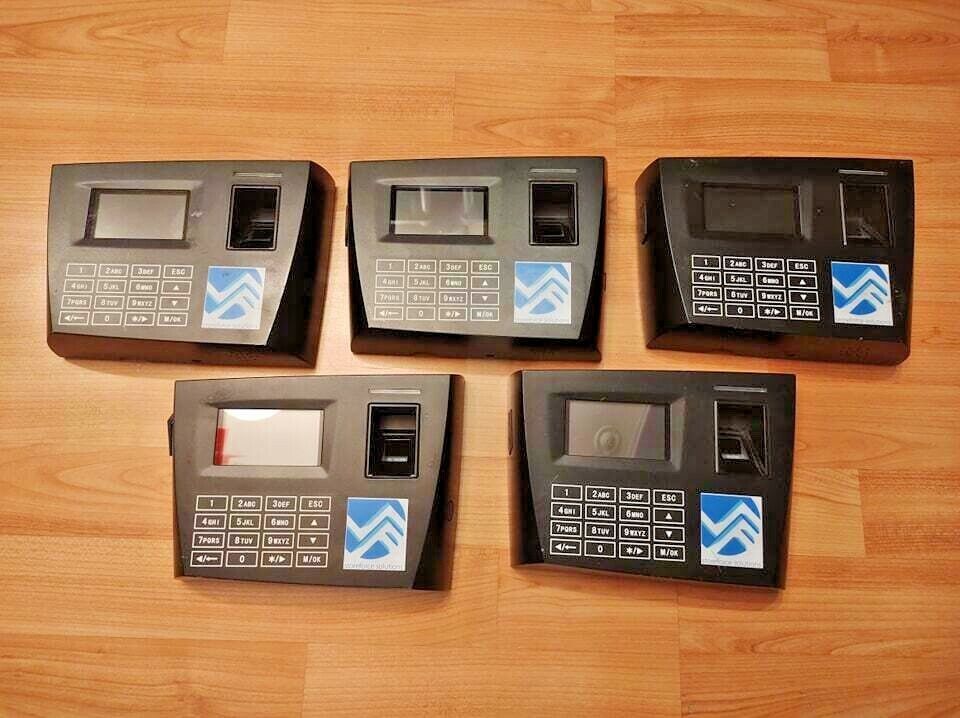 LOT 5X STOREFORCE SOLUTION H201 FINGERPRINT TIME CLOCK TERMINAL MULTIMED... - $113.93