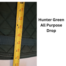 Hunter Green All Purpose English Riding Saddle Pad USED image 5