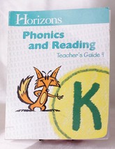 Horizons Kindergarten Phonics and Reading Teacher&#39;s Guide 4 Homeschool - £9.37 GBP