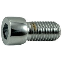 1/4&quot;-28 x 1/2&quot; Chrome Smooth Head Socket Cap Screws (10 pcs.) - £15.67 GBP