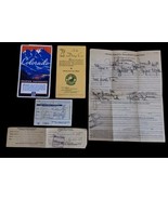 1938 Northern Union Pacific Railroad Line Lot Ticket Redemption Western ... - $182.76 CAD