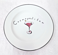 Pottery Barn Martini Cosmopolitan Cocktail Appetizer Dessert Tapas Plate... - $9.89