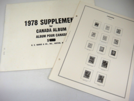 Harris 1978 Canada &amp; Provinces Stamp Album Supplement X160N Open Package - £4.20 GBP