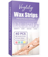Voglily Wax Strips Hair Removal Wax Strips,Hair Remover Wax Kit - $29.40 CAD