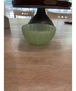 Hearth &amp; Hand Magnolia Green Milk Glass Jadeite Dessert Bowl Dish - £26.46 GBP