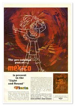 Mexico Tourism Light and Sound Fiesta Vintage 1968 Full-Page Magazine Ad - $9.70