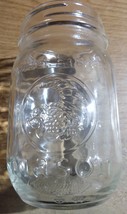 Golden Harvest Pint Glass Mason Jar Anchor Hocking Logo-Cornucopia - 5.2... - £3.91 GBP