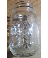 Golden Harvest Pint Glass Mason Jar Anchor Hocking Logo-Cornucopia - 5.2... - $6.84 CAD