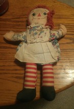 Vintage 11 Inch Raggedy Ann Doll Well Loved Needs TLC - £15.02 GBP