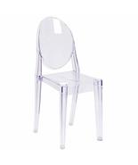 Flash Furniture Cheryl Indoor/Outdoor Ghost Accent and Dining Chair with... - $122.39