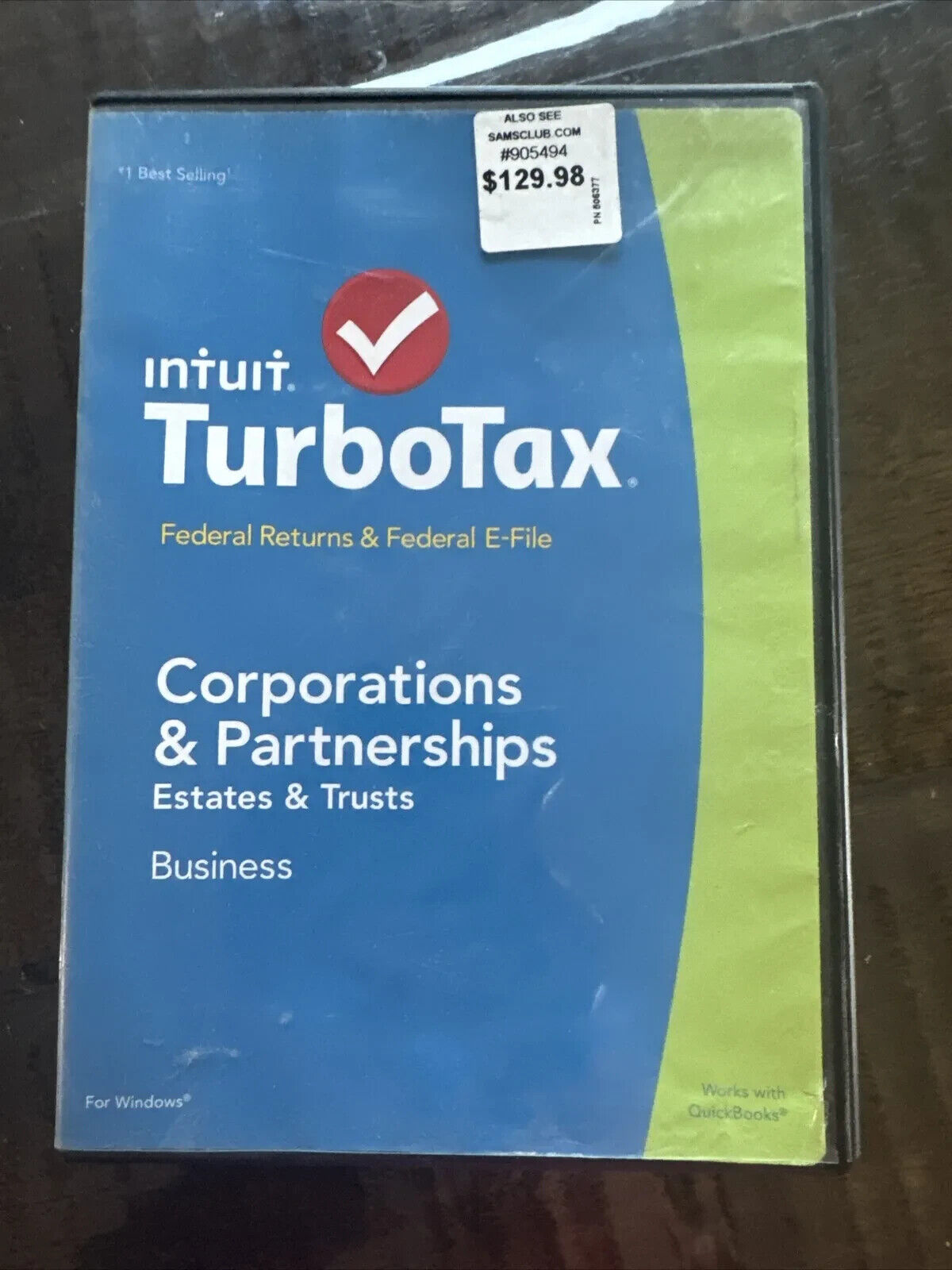 TurboTax 2014 BUSINESS CORPORATION PARTNERSHIP ESTATE & Trust CD Business Intuit - £47.08 GBP
