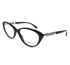 Giorgio Armani Eyeglasses Frames AR 7061 5017 Black Cat Eye Silver 54-16... - £97.22 GBP