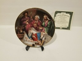 Collector Plate - Promise Of A Savior - 1233A Gifts To Jesus - Bradford Exchange - £14.82 GBP