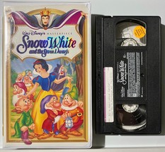 Disney Snow White and the Seven Dwarfs VHS 1995 MASTERPIECE Collection T... - £3.85 GBP