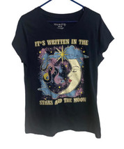 Wound UP T Shirt Girls Size XXL Black  It&#39;s Written in the Stars Celestial - $6.66